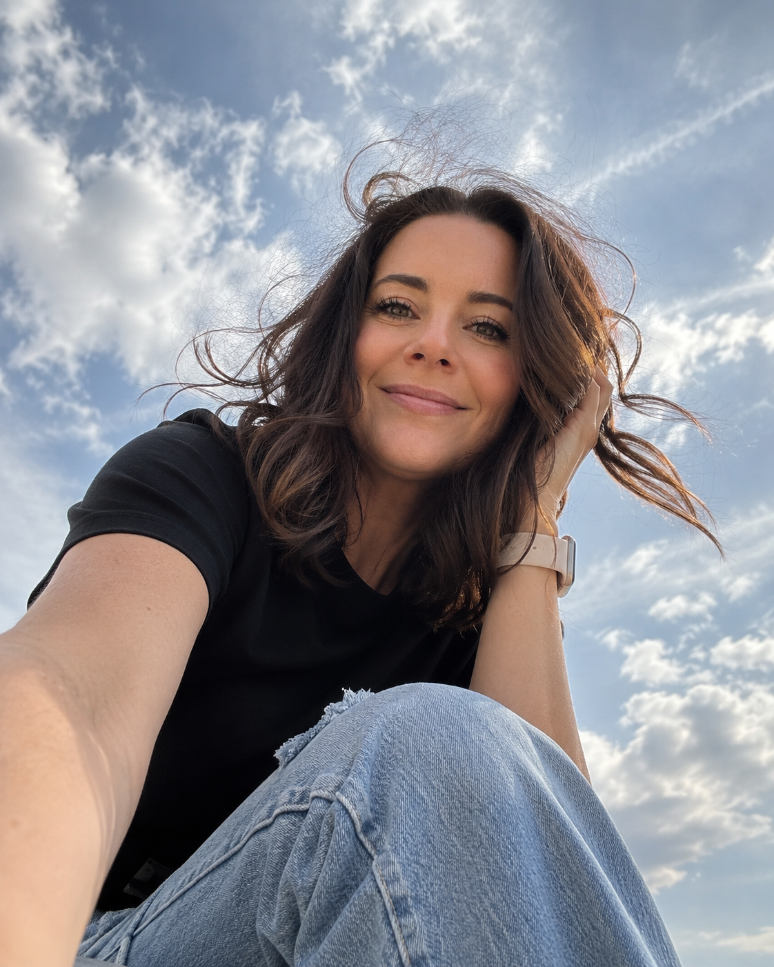 Mélanie Lavigueur en portrait extérieur